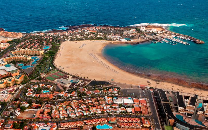 S view of Fuerteventura of Canary Island