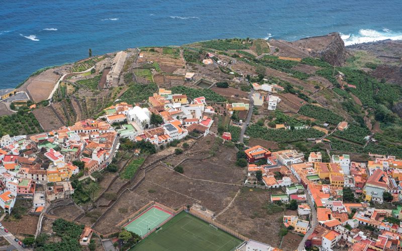 A view of La Gomera of Canary Island