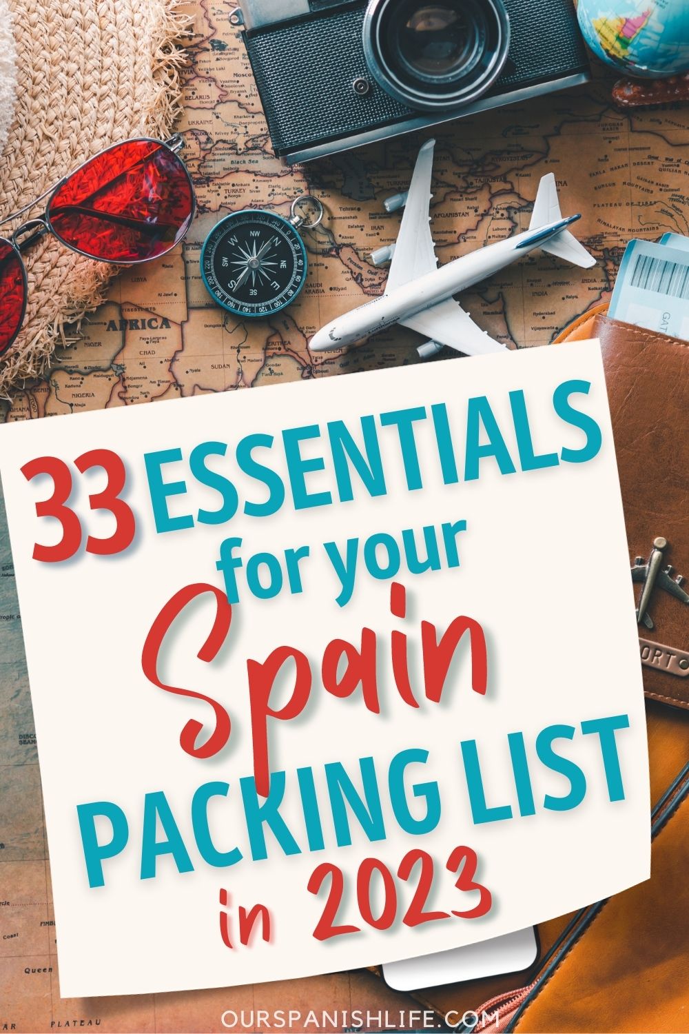 33 Essentials for Your Spain Packing List in 2023 Pin Image