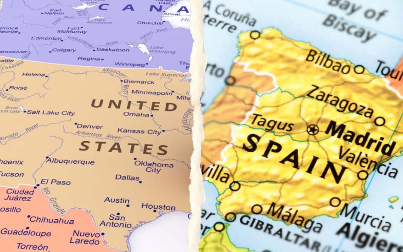 Spain and USA