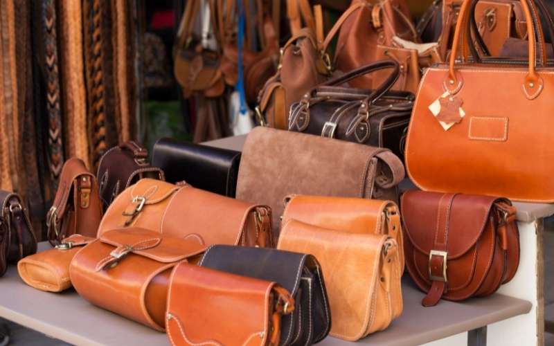 leather bags and accessories