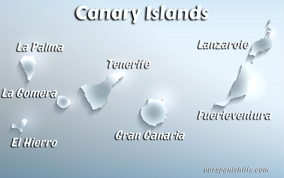 Map of Canary Islands_Which is the Best Canary Island for Families