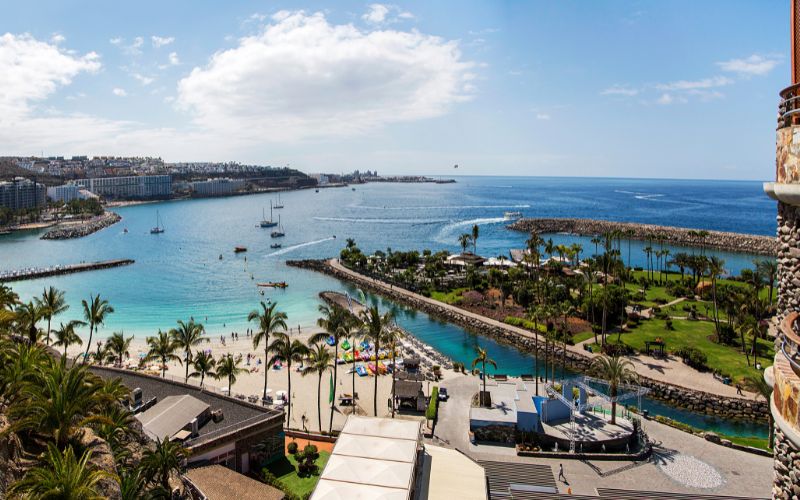 A view of Gran Canaria of Canary Islands