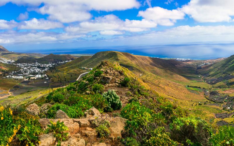 A view of Lanzarote of Canary Island