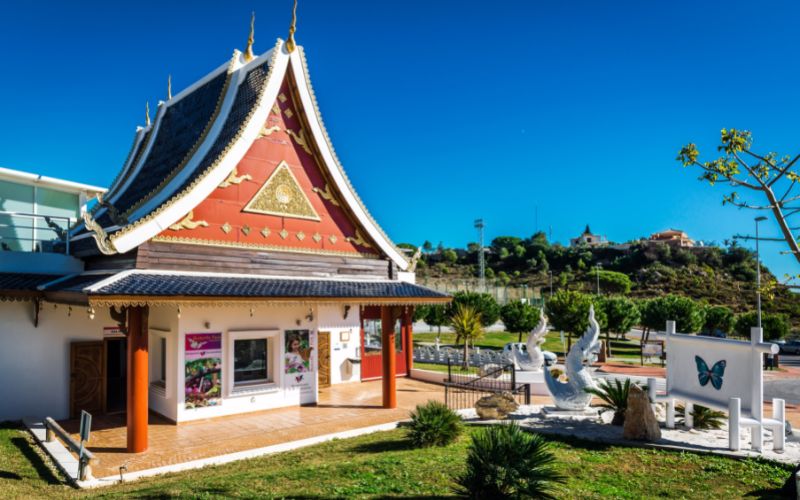 Butterfly park in Malaga