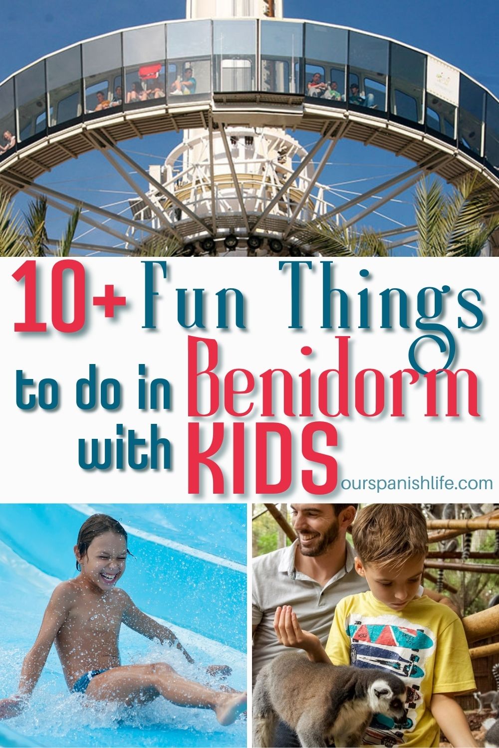  Fun Things to Do in Benidorm With Kids Pin Image