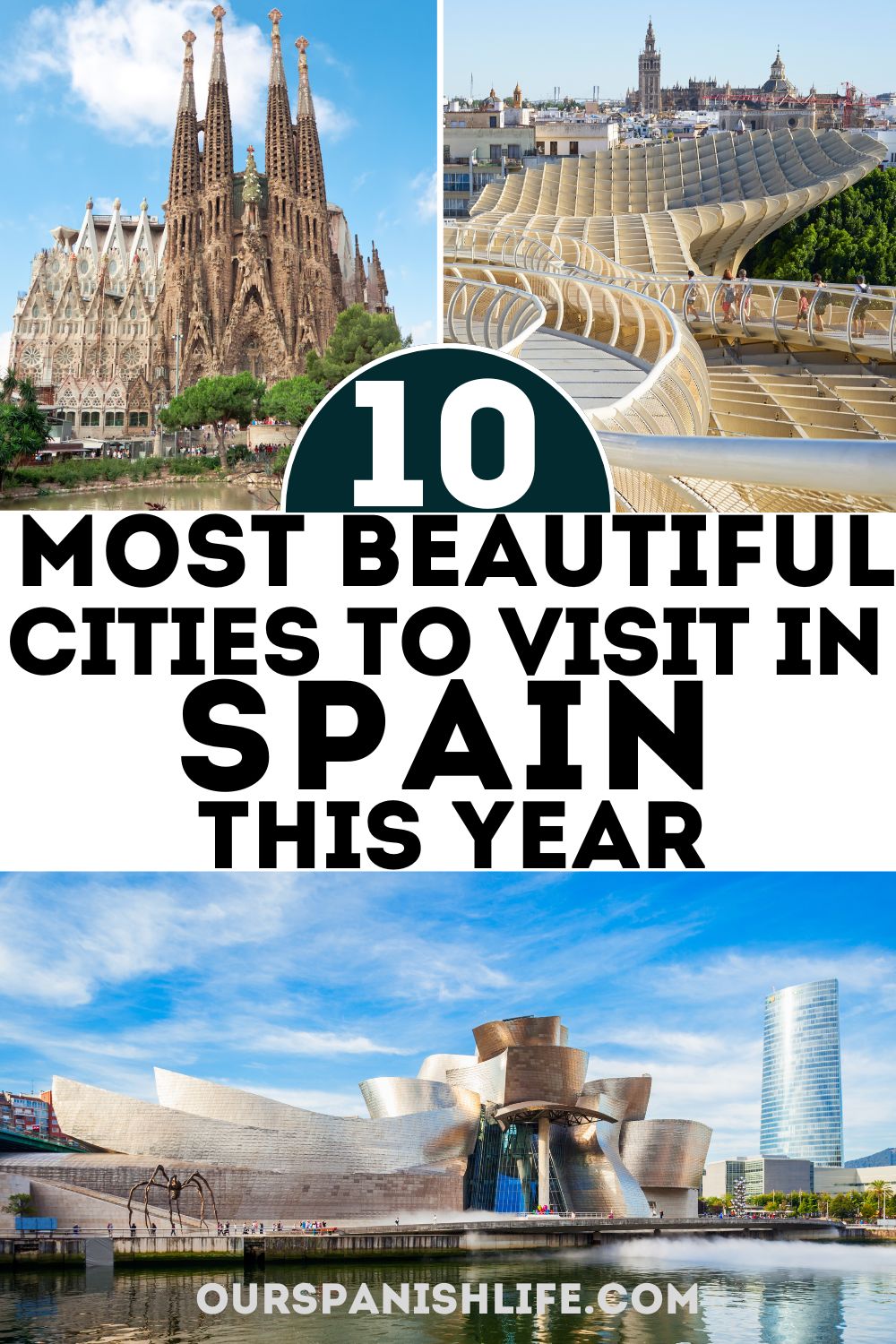 Most Beautiful Cities in Spain to Visit This Year Pin Image