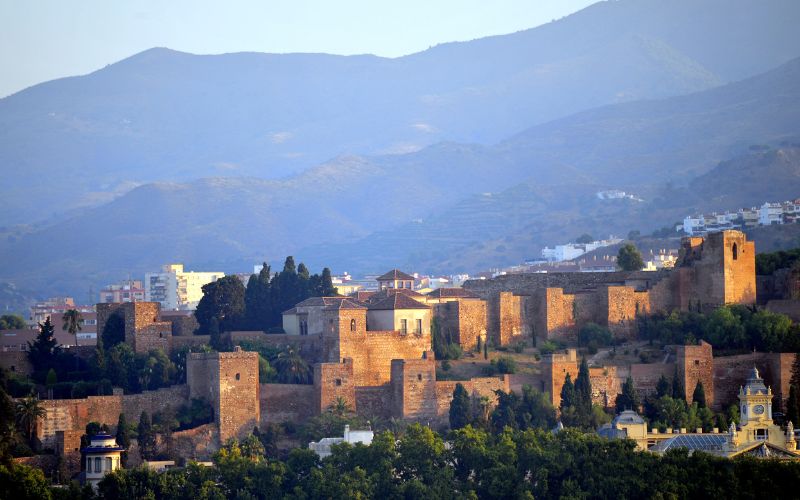 Fortress of Alcazaba, Malaga, Spain