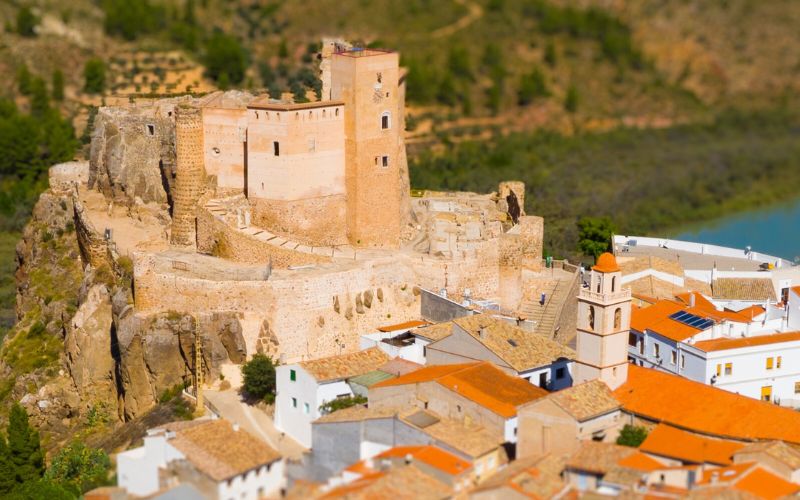 Cofrentes Castle in Spain