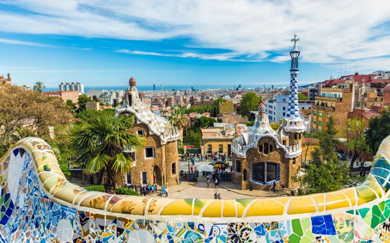 Photo of Park Güell in Spain